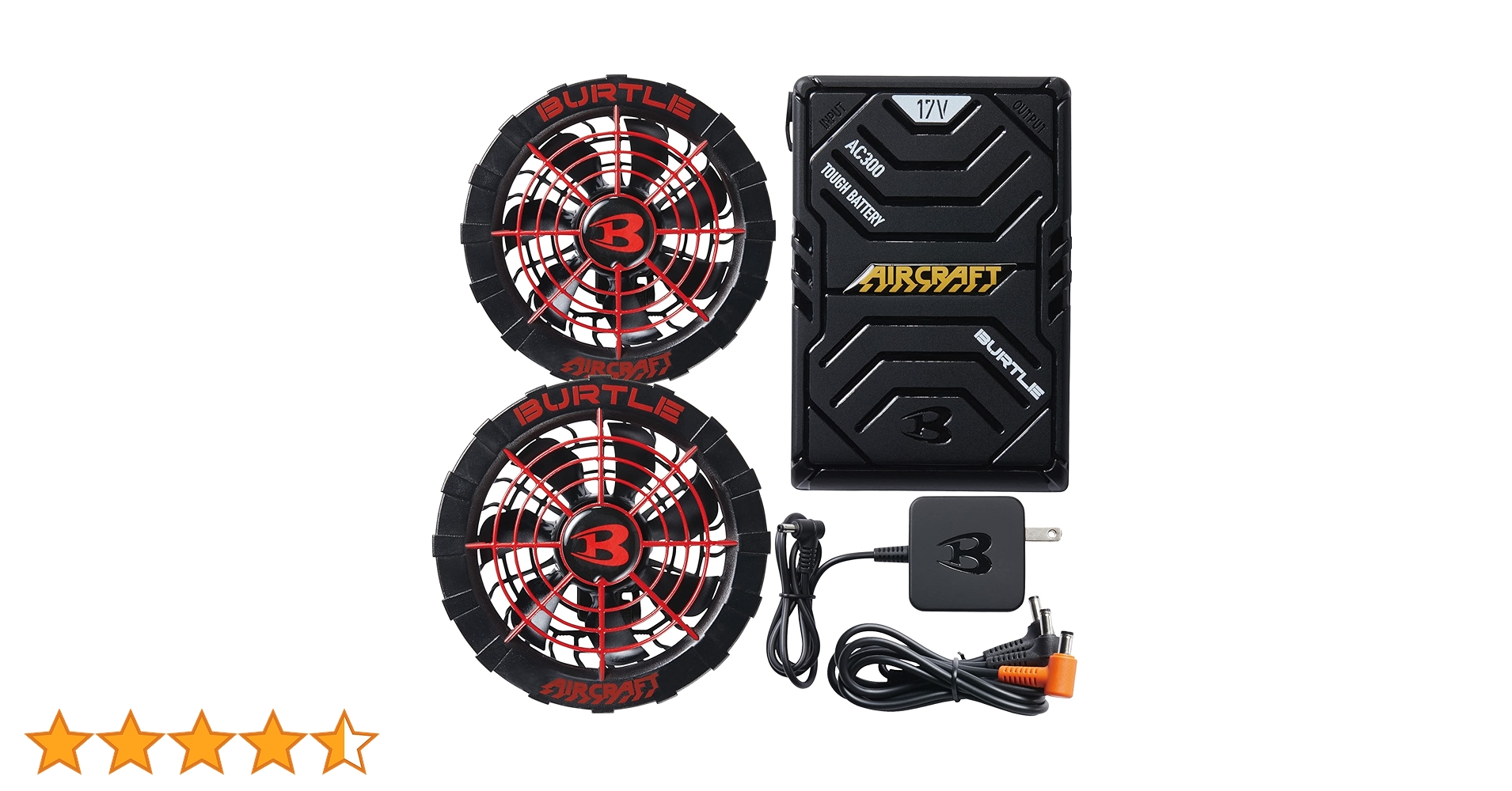 バートル 17vバッテリーファン付 在庫限り】バートル AC300/AC311 エアークラフト専用17V
